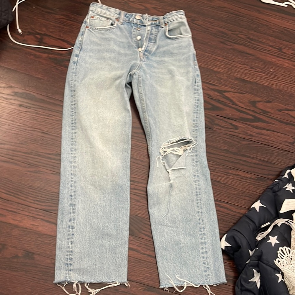 Zara blue jeans